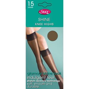 Silky Womens/Ladies Shine Knee Highs (1 Pair) / Nude